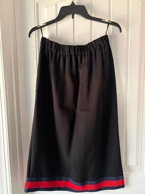 Gucci Classic Black A-Line Skirt